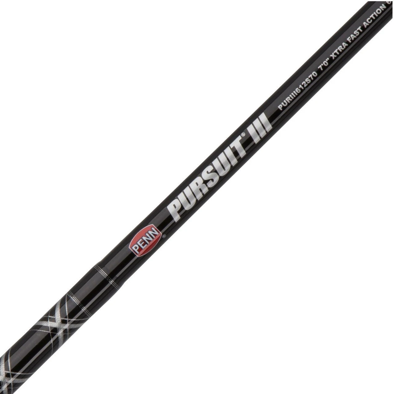 Penn PURIII5000701MH Pursuit III Spinning Combo 4 Penn PURIII5000701MH Pursuit III Spinning Combo - Image 2